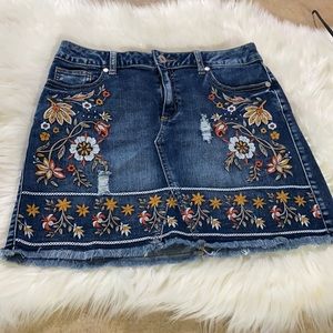 jeans skirt